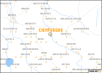 map of Cienfuegos