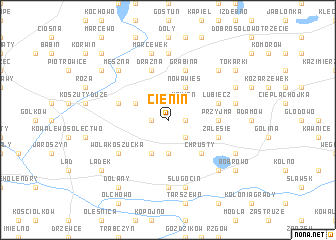 map of Cienin