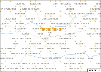 map of Cierniówka