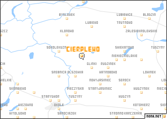 map of Cierplewo