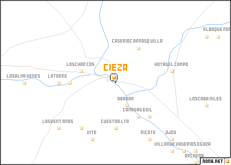 map of Cieza