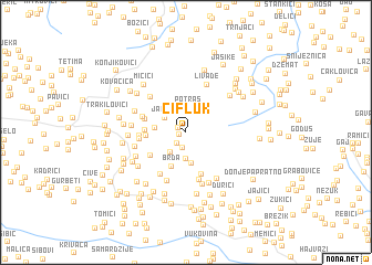 map of Čifluk