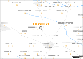 map of Cifrakert