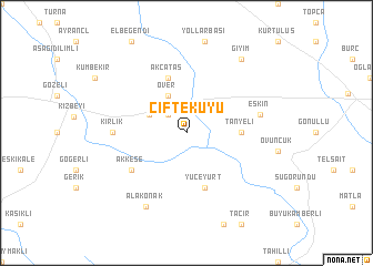 map of Çiftekuyu