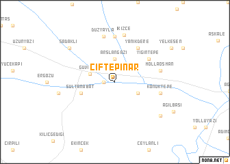 map of Çiftepınar