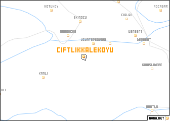 map of Çiftlikkaleköyü