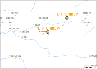 map of Çiftlikköy