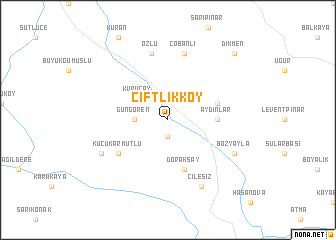 map of Çiftlikköy