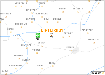 map of Çiftlikköy