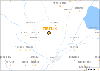 map of Çiftlik