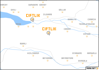 map of Çiftlik