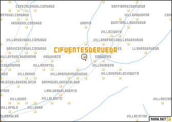 map of Cifuentes de Rueda