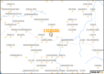 map of Cigagad