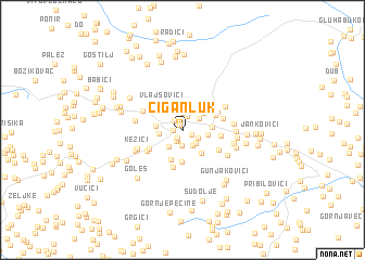 map of Ciganluk