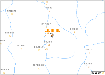 map of Cigarro