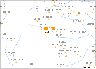 map of Cigarro