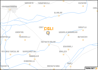 map of Çiğli