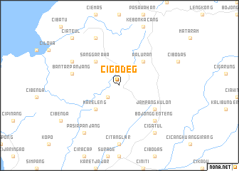 map of Cigodeg