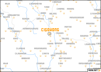 map of Cigowong