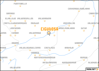 map of Cigudosa