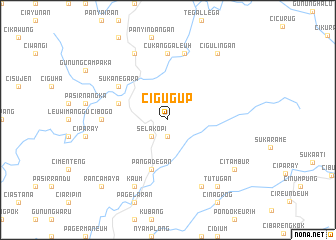 map of Cigugup