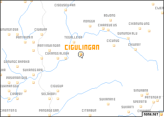 map of Cigulingan