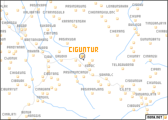 map of Ciguntur