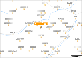 map of Cihadiye