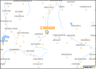 map of Cihawuk