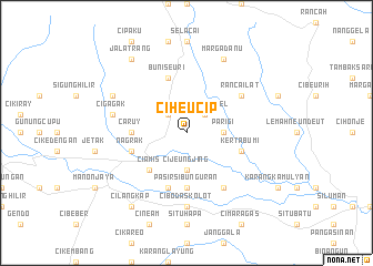 map of Ciheucip