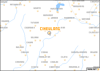 map of Ciheulang