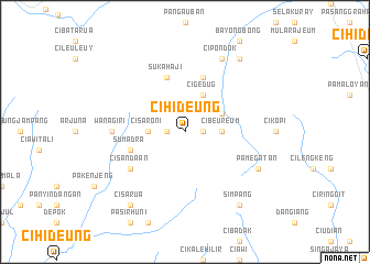 map of Cihideung