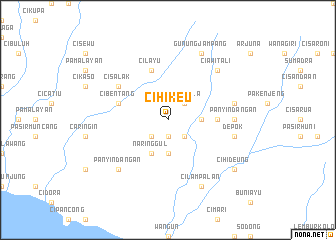 map of Cihikeu