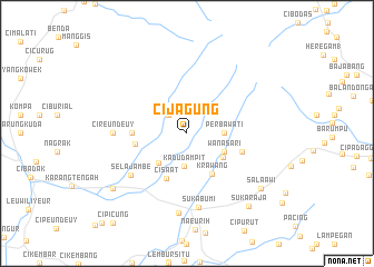 map of Cijagung