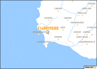 map of Cijaringao