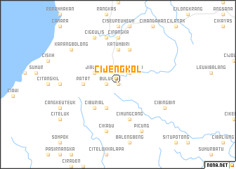 map of Cijengkol