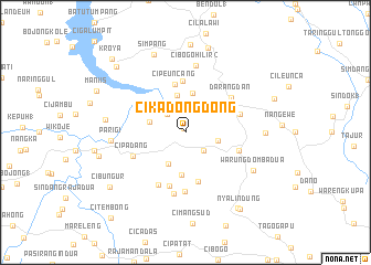 map of Cikadongdong