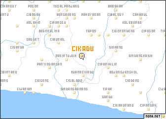 map of Cikadu