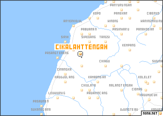 map of Cikalaht-tengah