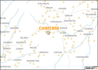 map of Cikancana