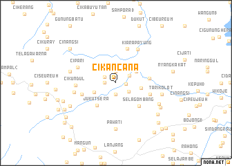 map of Cikancana