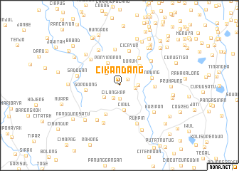 map of Cikandang