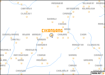 map of Cikandang