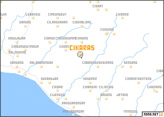 map of Cikaras