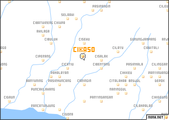 map of Cikaso