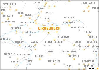 map of Cikasungka