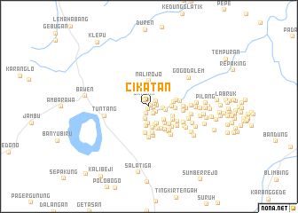 map of Cikatan