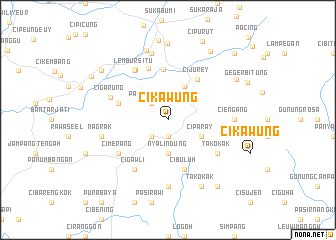 map of Cikawung