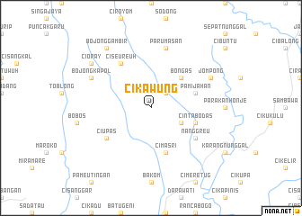map of Cikawung