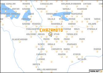 map of Cikazamoto